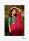 Malika Vol 2 By Kashvi Embroidery Linen Designer Sarees Wholesale Clothing Suppliers In India